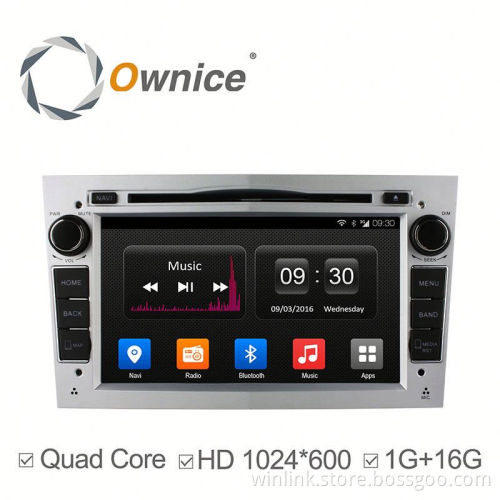 7 inch Quad Core Android 4.4 radio player for Opel Astra Vectra Corsa Zafira with BT TPMS